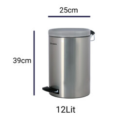 سطل زباله پدالدار 12 لیتری