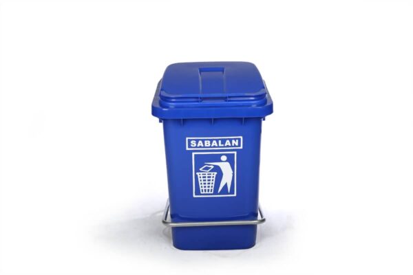 سطل زباله بیمارستانی 60 لیتری پدالدار