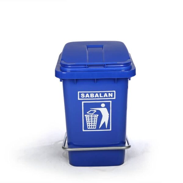 سطل زباله بیمارستانی 60 لیتری پدالدار