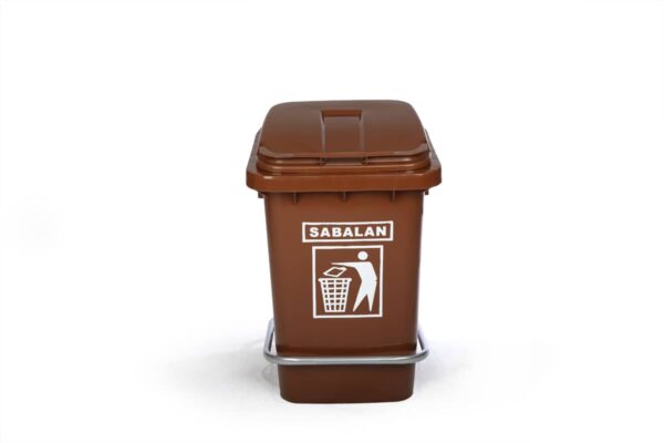 سطل زباله بیمارستانی 60 لیتری پدالدار
