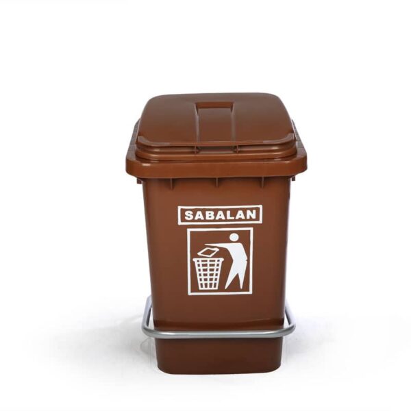 سطل زباله بیمارستانی 60 لیتری پدالدار