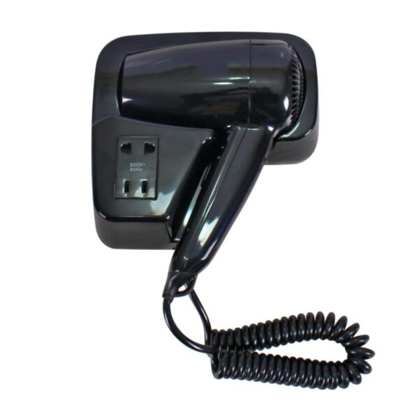 سشوار دیواری سوکت دار مشکی مدل G27