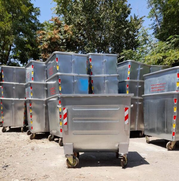 سطل زباله 660 لیتری مکعب