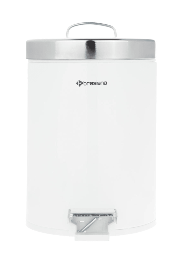 سطل زباله پدالدار 12 لیتر سفید