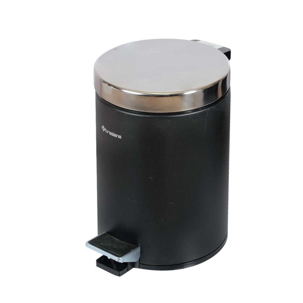 سطل زباله 5 لیتری پدالی براسیانا مشکی