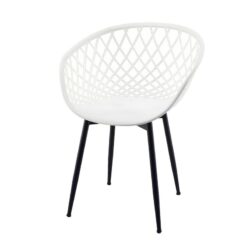 صندلی بامبو پایه فلزی استاتیک