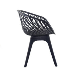 صندلی بامبو پایه پلاستیکی