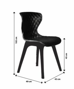 صندلی مدل دیاموند پایه پلاستیکی