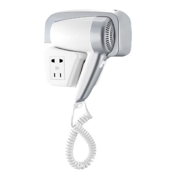 سشوار دیواری سوکت دار G28-1 نقره ای