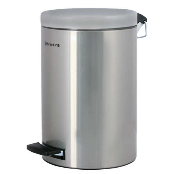 سطل زباله پدالی 12 لیتری استیل آرام بند