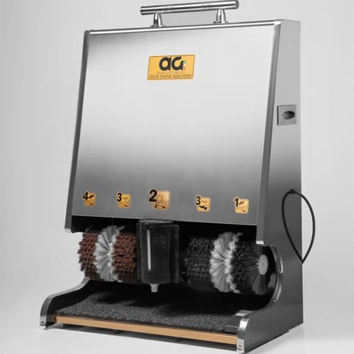 دستگاه واکس کفش اداری نقره ای
