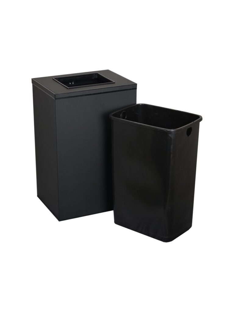 سطل زباله دریچه بالا چهارگوش 25 لیتری