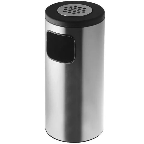 سطل زباله استیل زیر سیگاری دار 30 لیتری