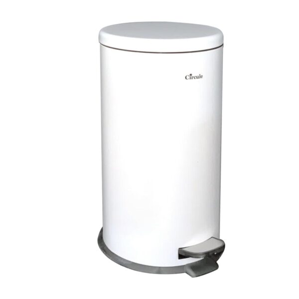 سطل 30 لیتری پدالدار آرام بند CE3011 - تمام سفید