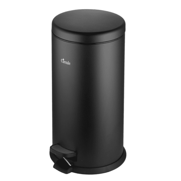 سطل 30 لیتری پدالدار آرام بند CE3001 - تمام مشکی