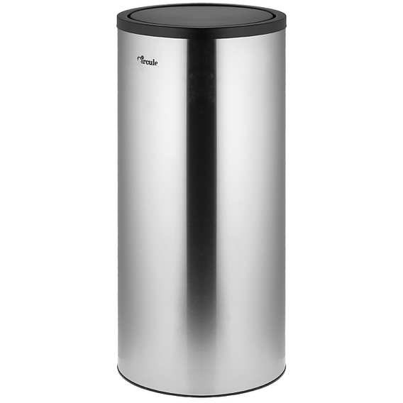 سطل زباله استیل درب بادبزنی 30 لیتری