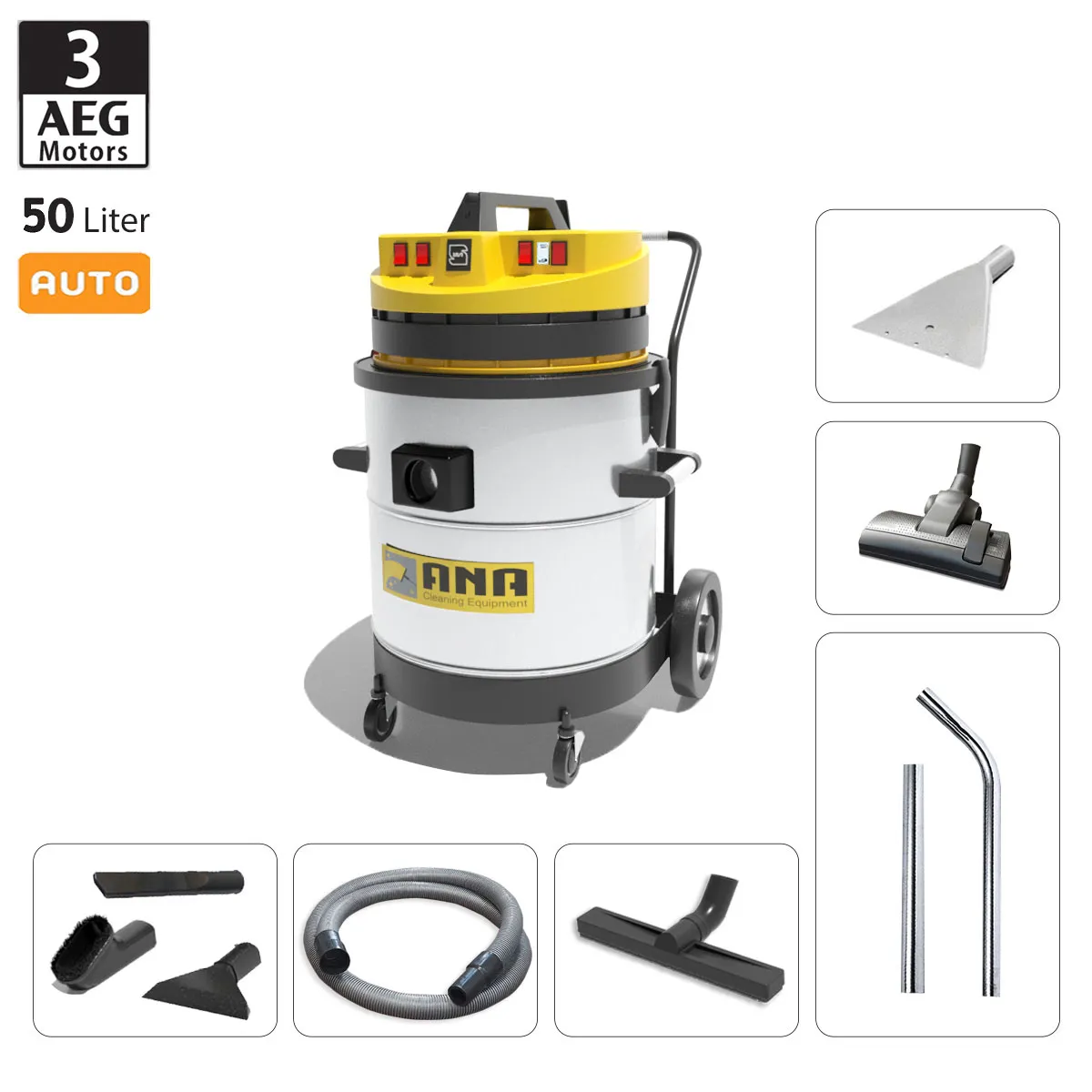 جاروبرقی صنعتی آنا مدل P53WD PRO جاروبرقی صنعتی آنا مدل P53WD PRO