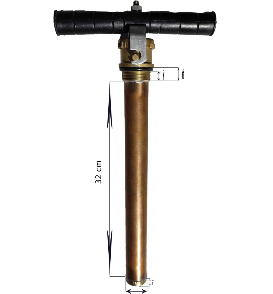 مخزن سمپاش استیل 20 لیتری - تلمبه برنجی
